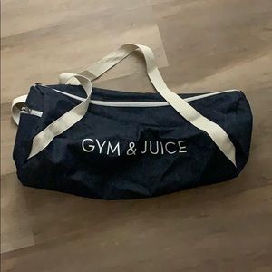 Gym and juice duffle bag